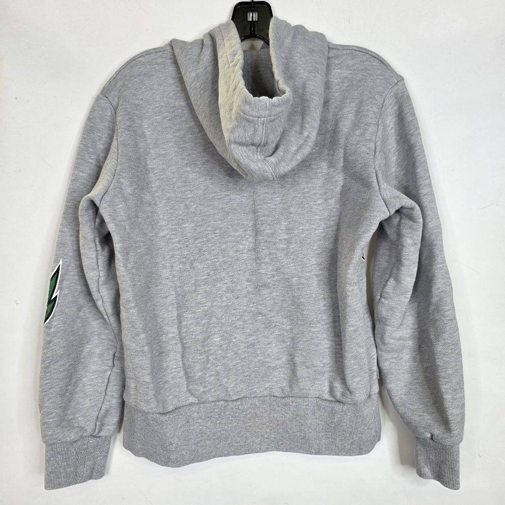 Lacoste relaxed fit embroidered and painted Graphic  hoodie